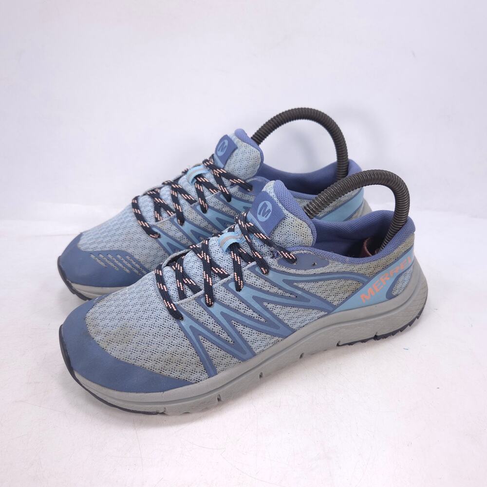 Merrell Overhaul Lace Up Outdoor Hiking Shoe Womens Size 6 J066434 Blue